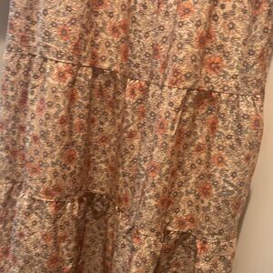 Floral Tiered Women's Skirt